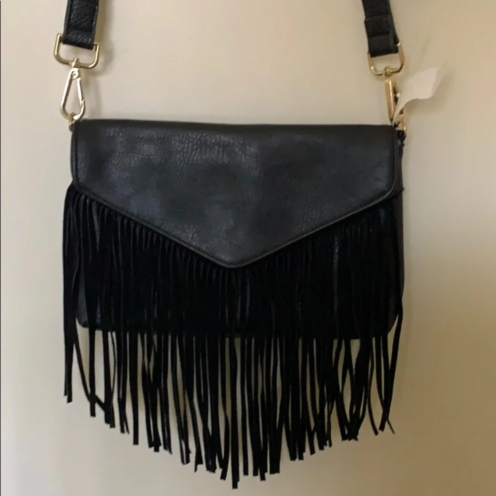 Moda Luxe Fringe Purse